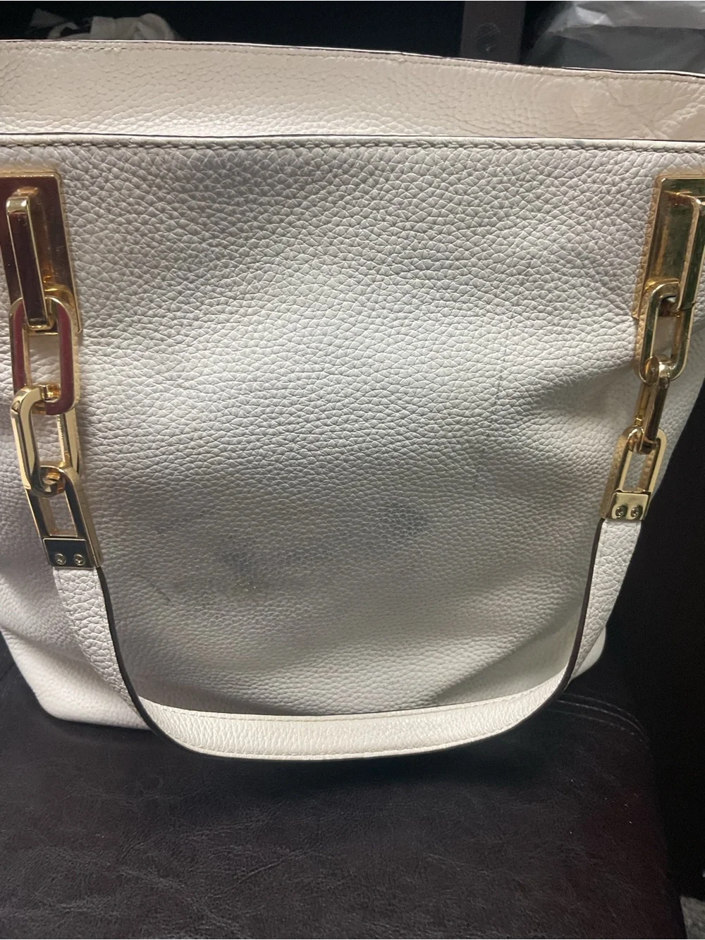 Michael Kors Brooke Pebbled Leather Shoulder Tote